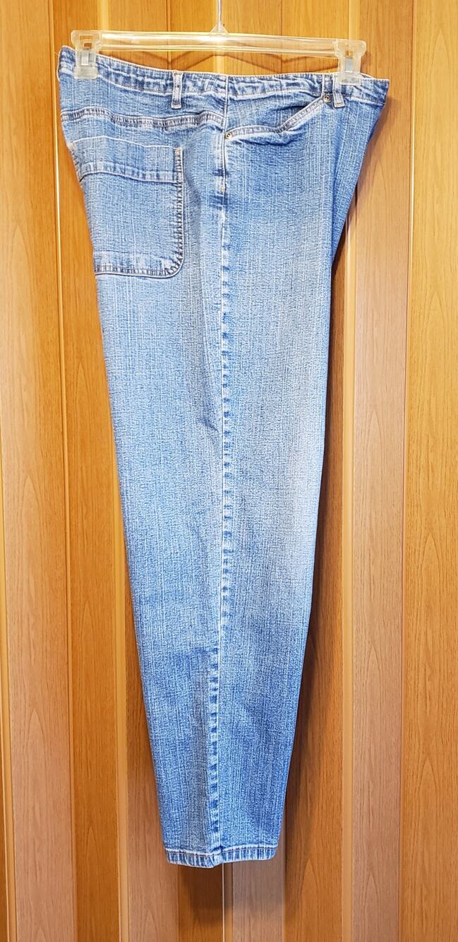Crazy Horse size 12 blue stretchy denim jeans